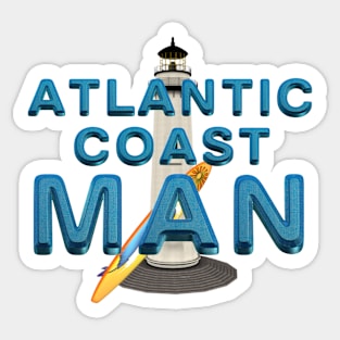 Atlantic Coast Man Sticker